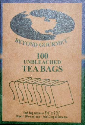 2 3/8"x 3 1/8" 100pk Paper Tea Bags